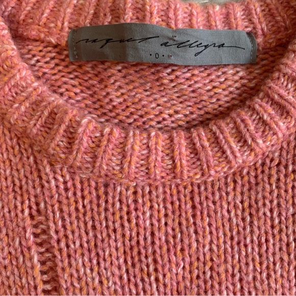 Raquel Allegra Pink Distressed Sweater - Picture 6 of 7